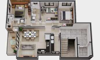 Imagem 3: Apartamento 3 quartos com varanda gourmet no bairro Bela Vista em Ipatinga