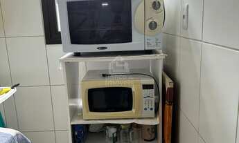 Imagem 4: Apartamento de 1 quarto, mobiliado, com sacada, churrasqueira e vaga de garagem