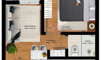 Imagem 2: Apartamento 1 dormitórios à venda Camobi Santa Maria/RS