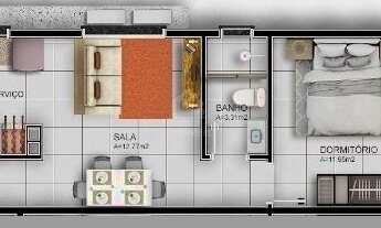 Imagem 4: JNT YOUNG - Projeto elaborado para estudantes, próximo a UFSM