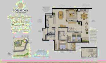 Imagem 5: Lançamento à venda no módulo 07 da Riviera com 2 suítes