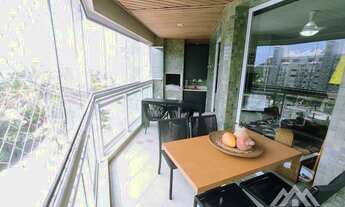 Imagem 7: Apartamento á venda na Riviera pé na areia com vista para o mar, mobiliado, varanda com ch