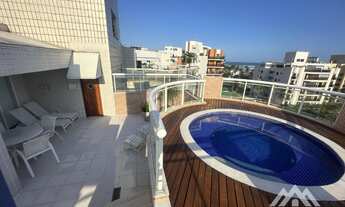 Imagem 2: Cobertura pé na areia no módulo 4 da Riviera com piscina e 4 dorm