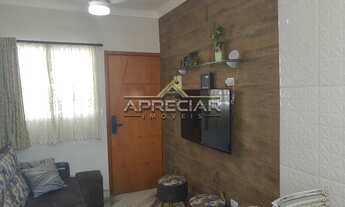 Imagem 2: Ótimo apartamento com dois dormitórios, sala, cozinha planejada com fogão embutido e mesa