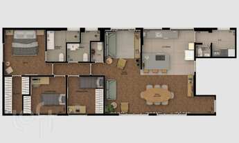 Imagem 3: Apartamento à venda em Higienópolis com 129 m², 3 quartos, 1 suíte, 1 vaga