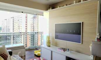 Imagem 2: Apartamento à venda em Santo Amaro com 54 m², 1 quarto, 1 suíte, 1 vaga