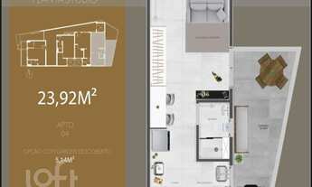 Imagem 3: Apartamento à venda em Vila Prudente com 23 m², 1 quarto