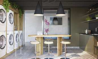 Imagem 2: Apartamento à venda em Santo Amaro com 45 m², 2 quartos, 1 suíte, 1 vaga