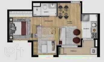 Imagem 4: Apartamento à venda em Lapa com 47 m², 2 quartos, 1 vaga