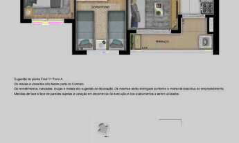 Imagem 2: Apartamento à venda em Lapa com 47 m², 2 quartos, 1 vaga