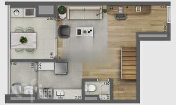 Imagem 2: Apartamento à venda em Perdizes com 91 m², 2 quartos, 2 suítes, 2 vagas