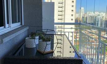 Imagem 2: Apartamento à venda em Santo Amaro com 80 m², 2 quartos, 1 suíte, 1 vaga