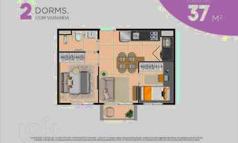 Imagem 2: Apartamento à venda em Santo Amaro com 39 m², 2 quartos