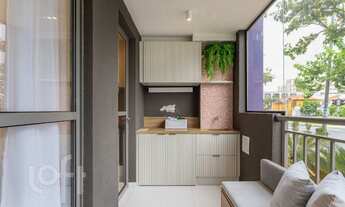 Imagem 2: Apartamento à venda em Santo Amaro com 34 m², 1 quarto