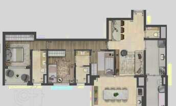 Imagem 5: Apartamento à venda em Santo Amaro com 110 m², 3 quartos, 1 suíte, 2 vagas