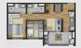 Imagem 2: Apartamento à venda em Parque Interlagos com 50 m², 2 quartos, 1 suíte, 1 vaga