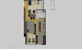 Imagem 7: Apartamento à venda em Bela Vista com 40 m², 1 quarto, 1 vaga