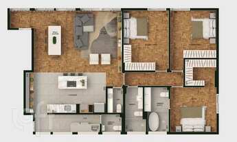 Imagem 3: Apartamento à venda em Higienópolis com 154 m², 3 quartos, 1 vaga