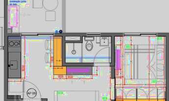 Imagem 2: Apartamento à venda em Higienópolis com 34 m², 1 quarto, 1 vaga