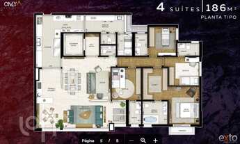 Imagem 2: Apartamento à venda em Morumbi com 186 m², 4 quartos, 4 suítes, 2 vagas