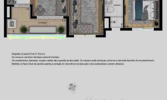 Imagem 2: Apartamento à venda em Lapa com 55 m², 2 quartos, 1 suíte, 1 vaga