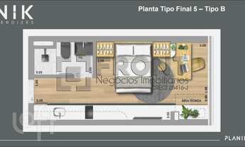 Imagem 3: Apartamento à venda em Perdizes com 24 m², 1 quarto