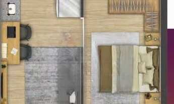 Imagem 2: Apartamento à venda em Brooklin com 30 m², 1 quarto