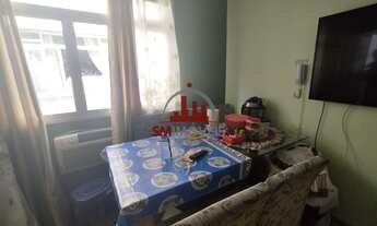 Imagem 4: Kitnet com cozinha, área de serviço e banheiro. O condomínio conta com garagem e bicicletá