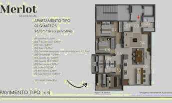 Imagem 6: APARTAMENTO À VENDA COM 3 DORMITÓRIOS, SENDO 1 SUÍTE, 96m², R$730.000,00, BAIRRO ITAJUBA