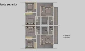 Imagem 4: SOBRADO À VENDA COM 3 DORMITÓRIOS, SENDO 1 SUÍTE, 113m², R$895.000,00, BAIRRO ITAJUBA, BA