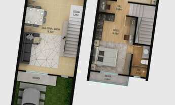 Imagem 7: SOBRADO À VENDA COM 2 DORMITÓRIOS, SENDO 2 SUÍTES, 97m², R$750.000,00, BAIRRO ITACOLOMI