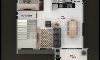 Imagem 6: APARTAMENTO À VENDA COM 3 DORMITÓRIOS, SENDO 1 SUÍTE, 90m², R$510.000,00 - BAIRRO ITAJUBA