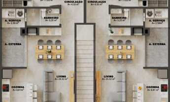 Imagem 3: APARTAMENTO À VENDA COM 2 DORMITÓRIOS, SENDO 1 SUÍTE, 78m², R$575.000,00, BAIRRO TABULEIR