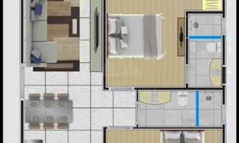 Imagem 2: APARTAMENTO À VENDA COM 3 DORMITÓRIOS, SENDO 1 SUÍTE, 89m², R$750.000,00, BAIRRO CENTRO