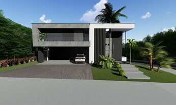 Imagem 1: Casa com 4 dormitórios à venda, 560 m² por R$ 4.900.000,00 - Condomínio Saint Patrick - So