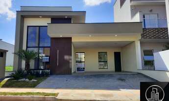 Imagem 1: Excelente Casa Térrea recém construída Residencial Villa do Bosque três dormitórios com su