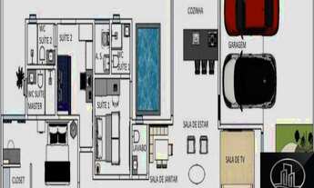 Imagem 6: Casa com 3 dormitórios à venda, 140 m² por R$ 680.000 - Condomínio Reserva Ipanema - Soroc
