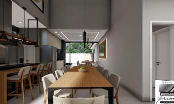 Imagem 2: Sobrado com 3 dormitórios à venda, 234 m² por R$ 1.690.000 - Parque Ibiti Reserva - Soroca