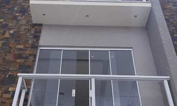 Imagem 2: Sobrado novo, Bela Vista com 3 dormitórios, sendo 01 suíte, 4 vagas de garagem. Churrasque