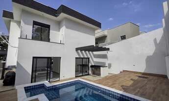 Imagem 2: Sobrado para venda, Santana de Parnaíba, com 3 suítes, área gourmet com churrasqueira e pi