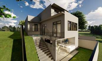 Imagem 7: Casa em construção a venda no Condomínio Portal do Jequitibá em Valinhos/SP