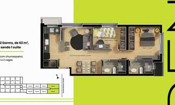 Imagem 6: 2 dormitórios na Avenida Benjamin Constant