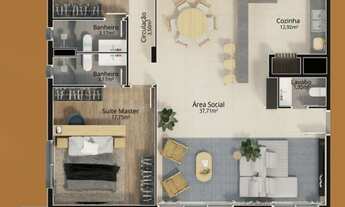 Imagem 6: APARTAMENTO RESIDENCIAL em Canoas - RS, Nossa Senhora das Graças