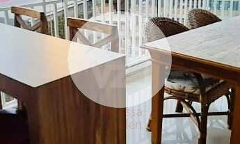 Imagem 7: Vendo wave apto vila andrade 101 m 3 dorm (1 suite) 2 vagas Varanda fechada com persiana