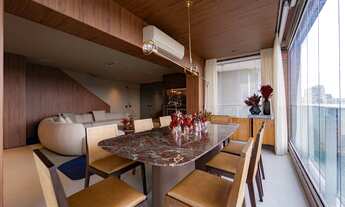 Imagem 4: Luxuoso apartamento à venda no Campo Belo, São Paulo-SP: 1 quarto, 1 suíte, 4 banheiros, 3