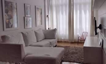 Imagem 4: Apartamento com 2 dormitórios sendo 1 suíte muito bem decorado com quintal e churrasqueira