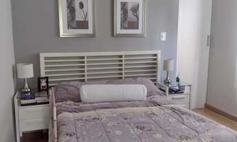 Imagem 6: Apartamento com 2 dormitórios sendo 1 suíte muito bem decorado com quintal e churrasqueira