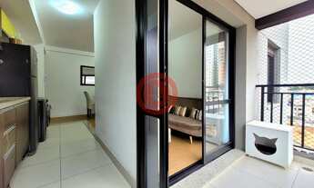 Imagem 3: Apartamento Studio de 44m2 com 1 vaga e lazer comleto à venda Bairro Campestre em Santo An