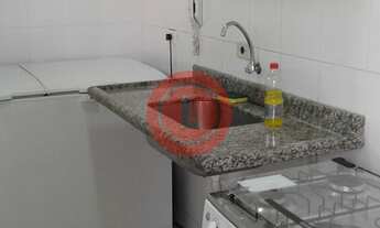 Imagem 7: Apartamento de 50m2 com 2 quartos, sala 2 ambientes, cozinha e área de serviço e com 1 vag