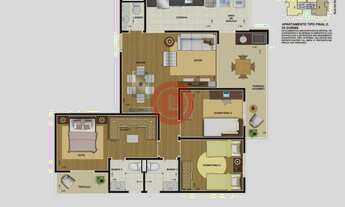 Imagem 7: Apartamento de 87m2 reformado e em andar alto, com 3 Quartos, varanda gourmet e 3 vagas, à